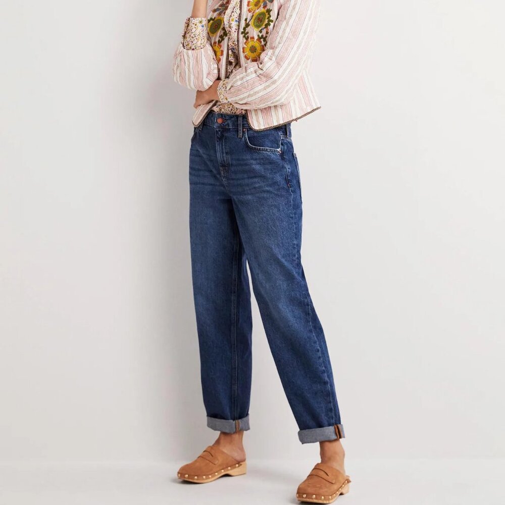 NWT BODEN USA Boyfriend jean Mid Vintage